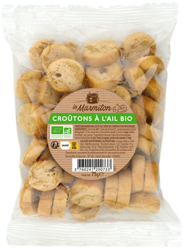 Croûtons à l'ail Bio 